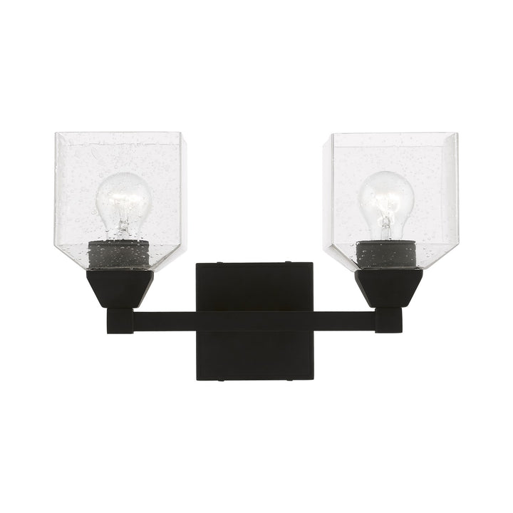 2 Light Black Vanity Sconce by Livex Lighting