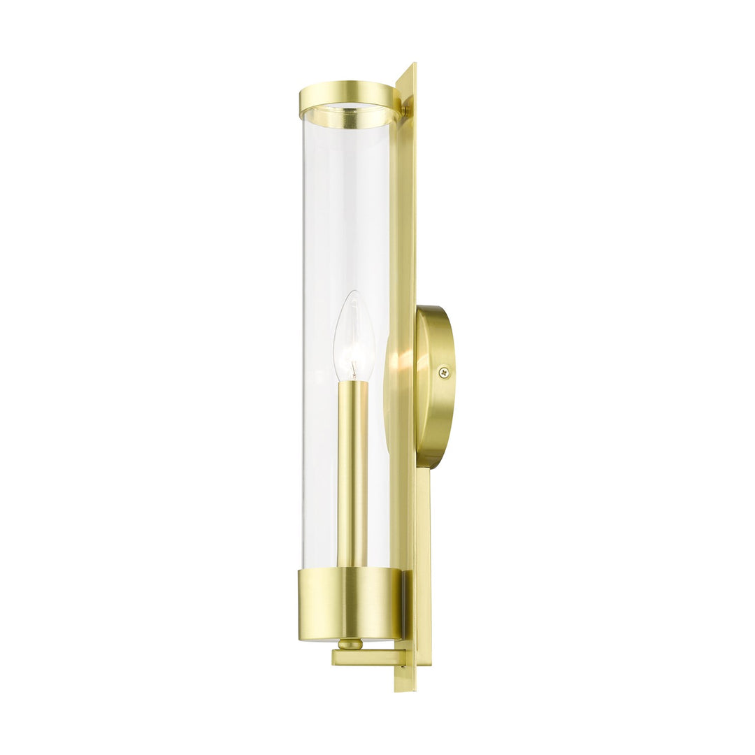1 Light Satin Brass Tall Ada Single Sconce