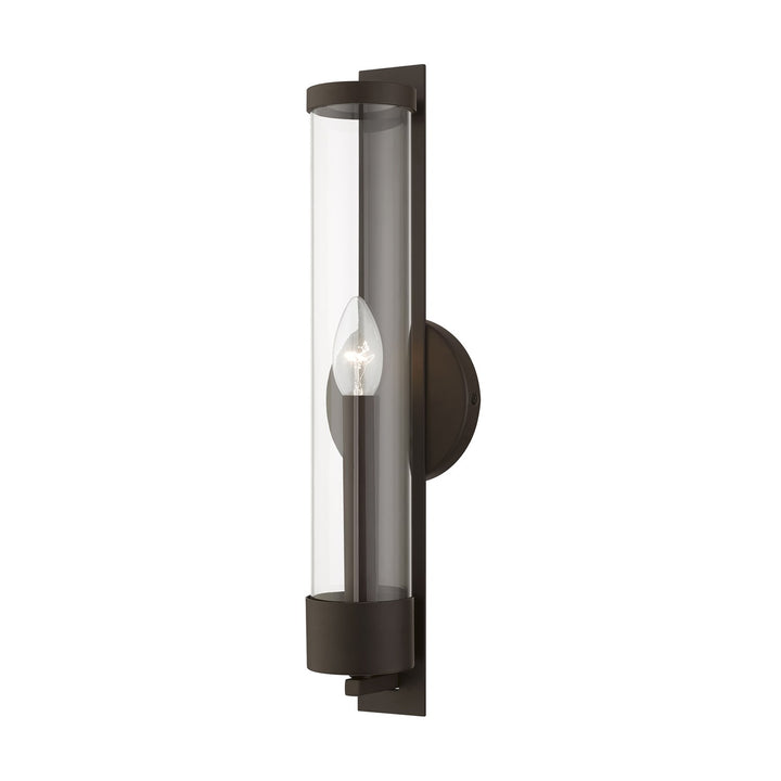 1 Light Bronze Tall Ada Single Sconce by Livex Lighting
