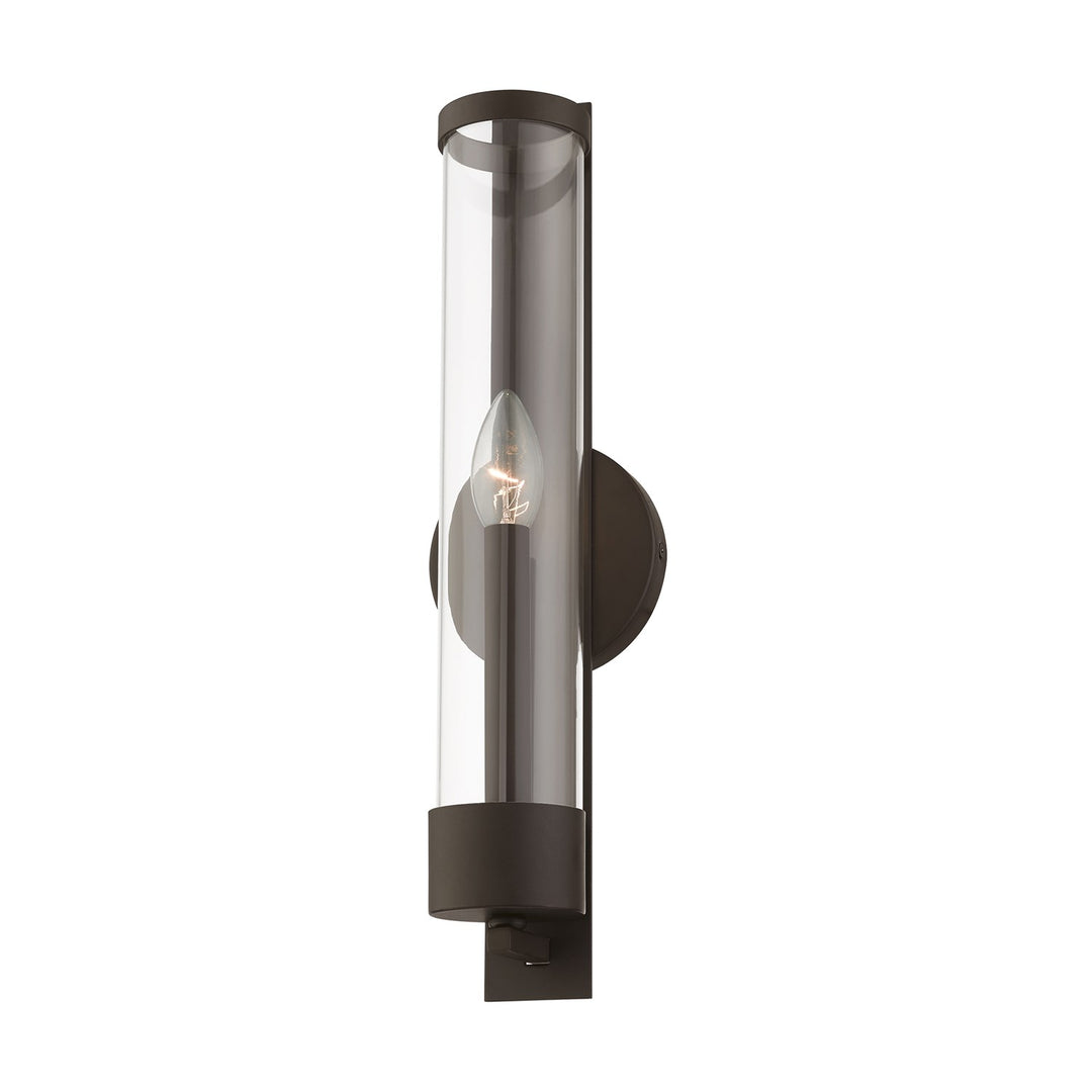 1 Light Bronze Tall Ada Single Sconce