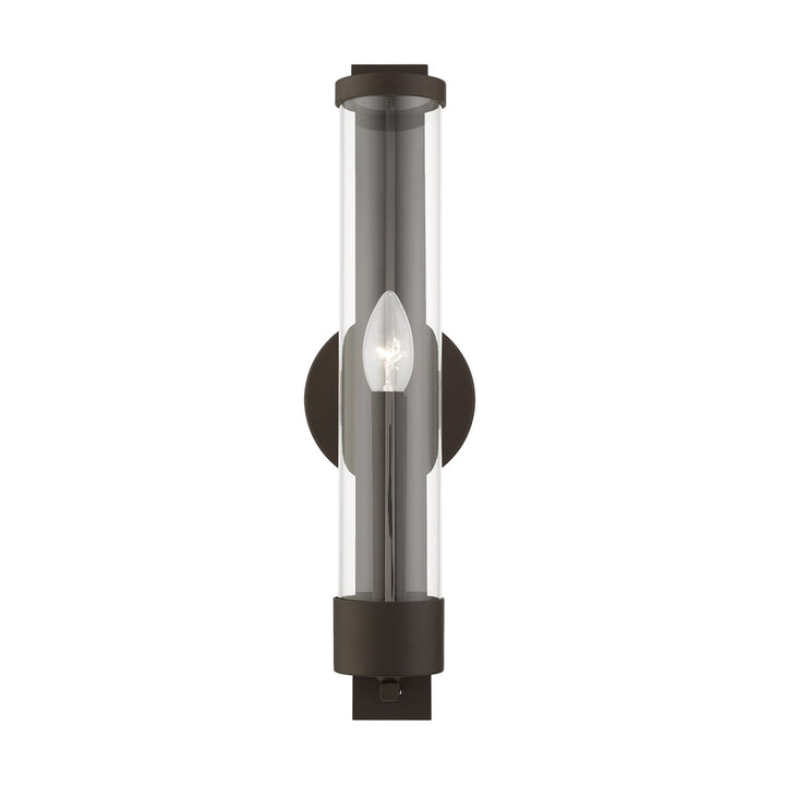 1 Light Bronze Tall Ada Single Sconce