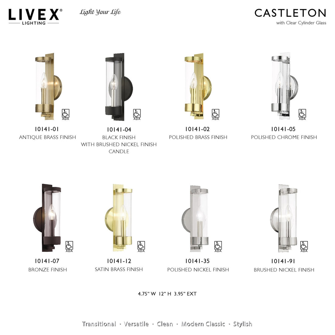 1 Light Satin Brass Ada Single Sconce