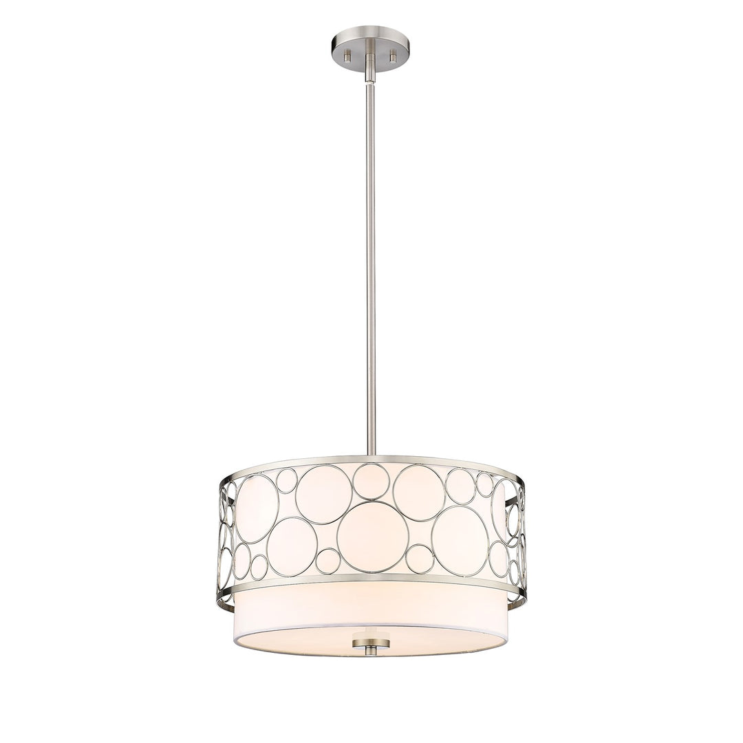 White 3 Lights Pendant by Z-Lite