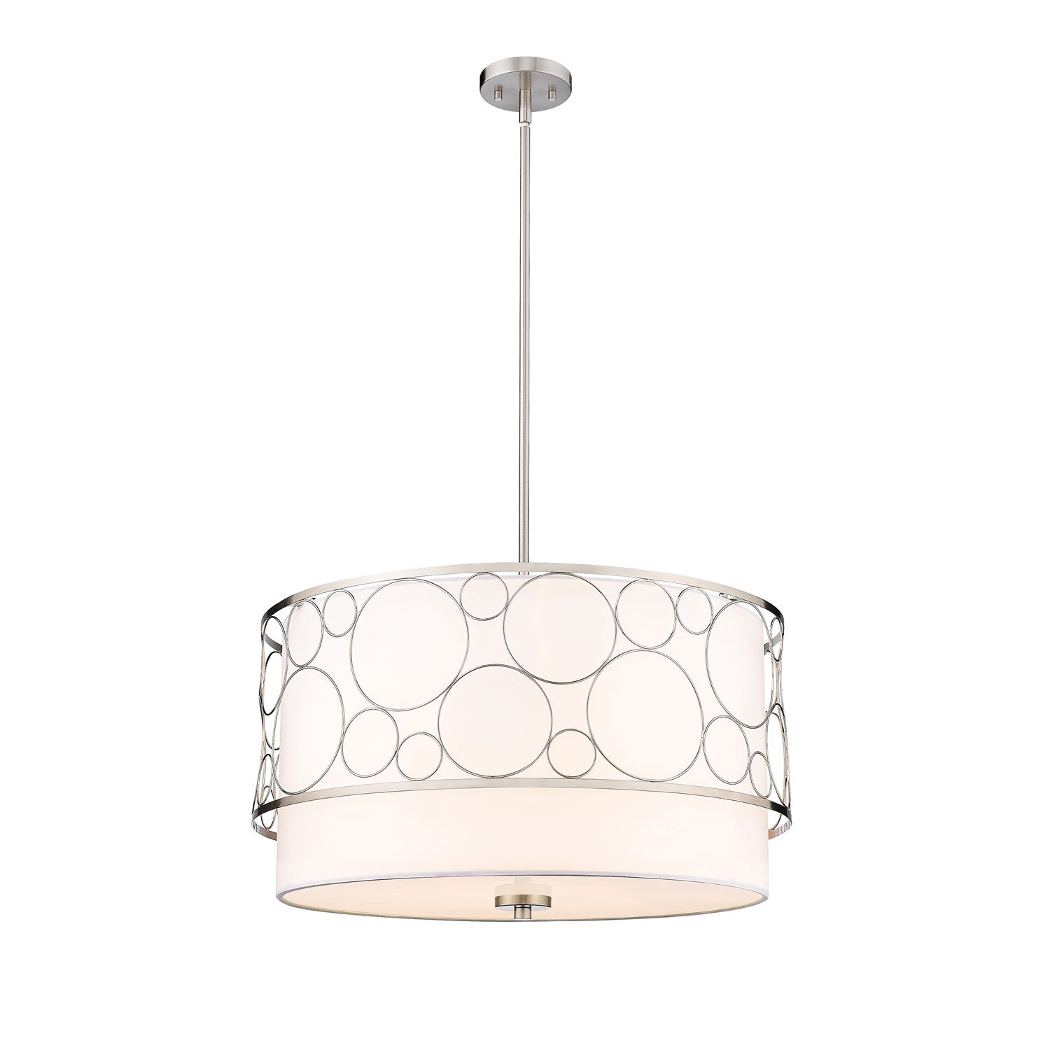White 4 Lights Pendant by Z-Lite