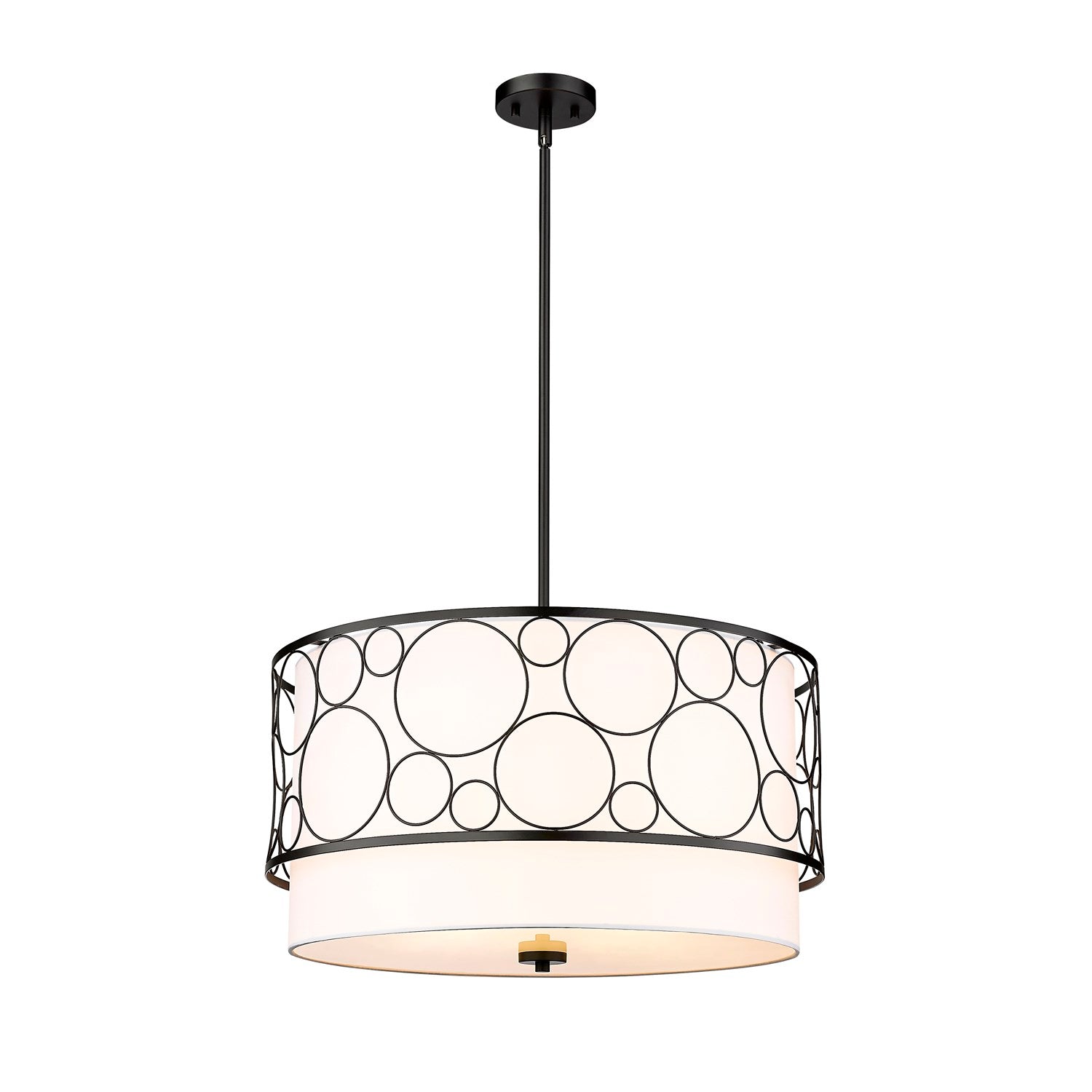 White 4 Lights Pendant by Z-Lite