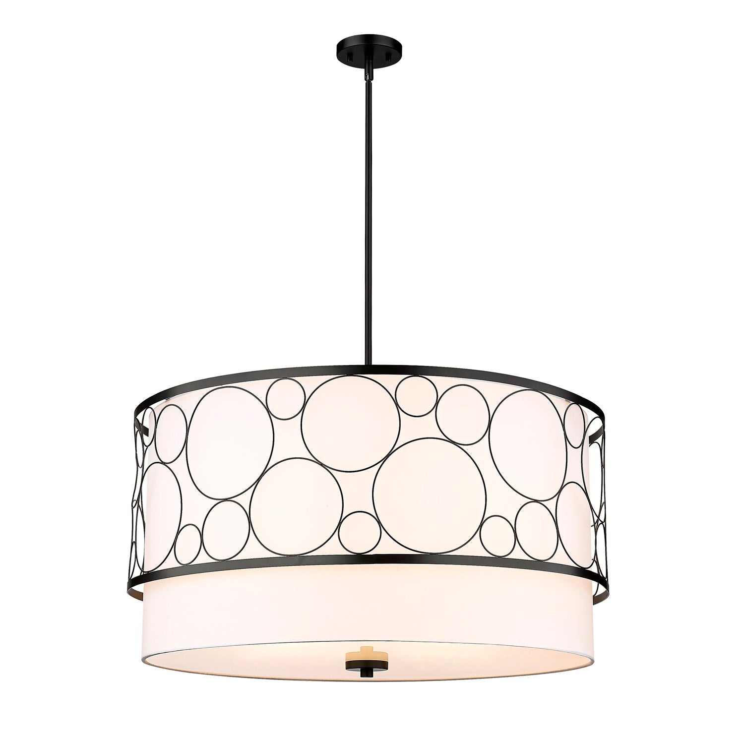 White 5 Lights Pendant by Z-Lite