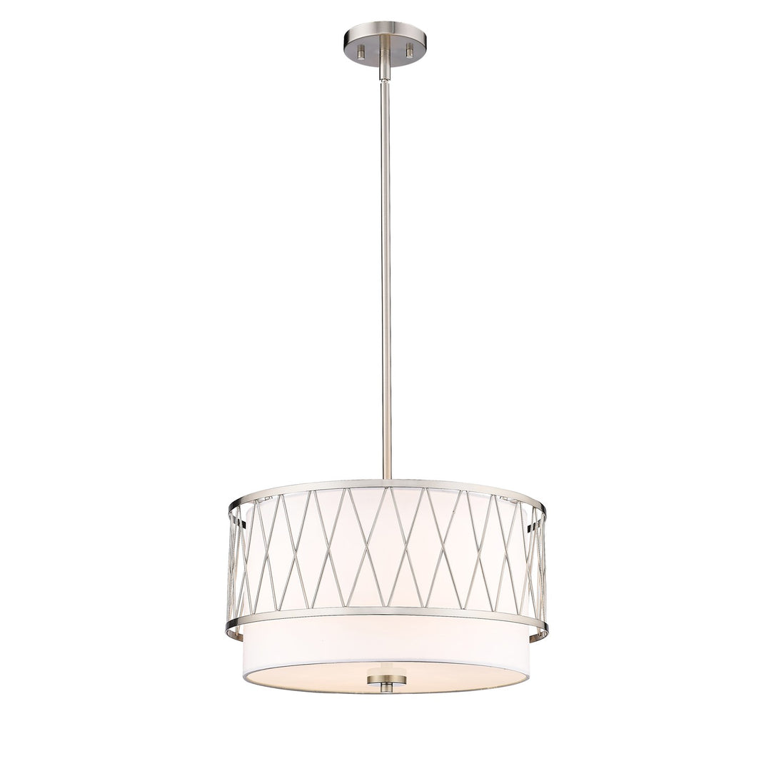 White 3 Lights Pendant by Z-Lite
