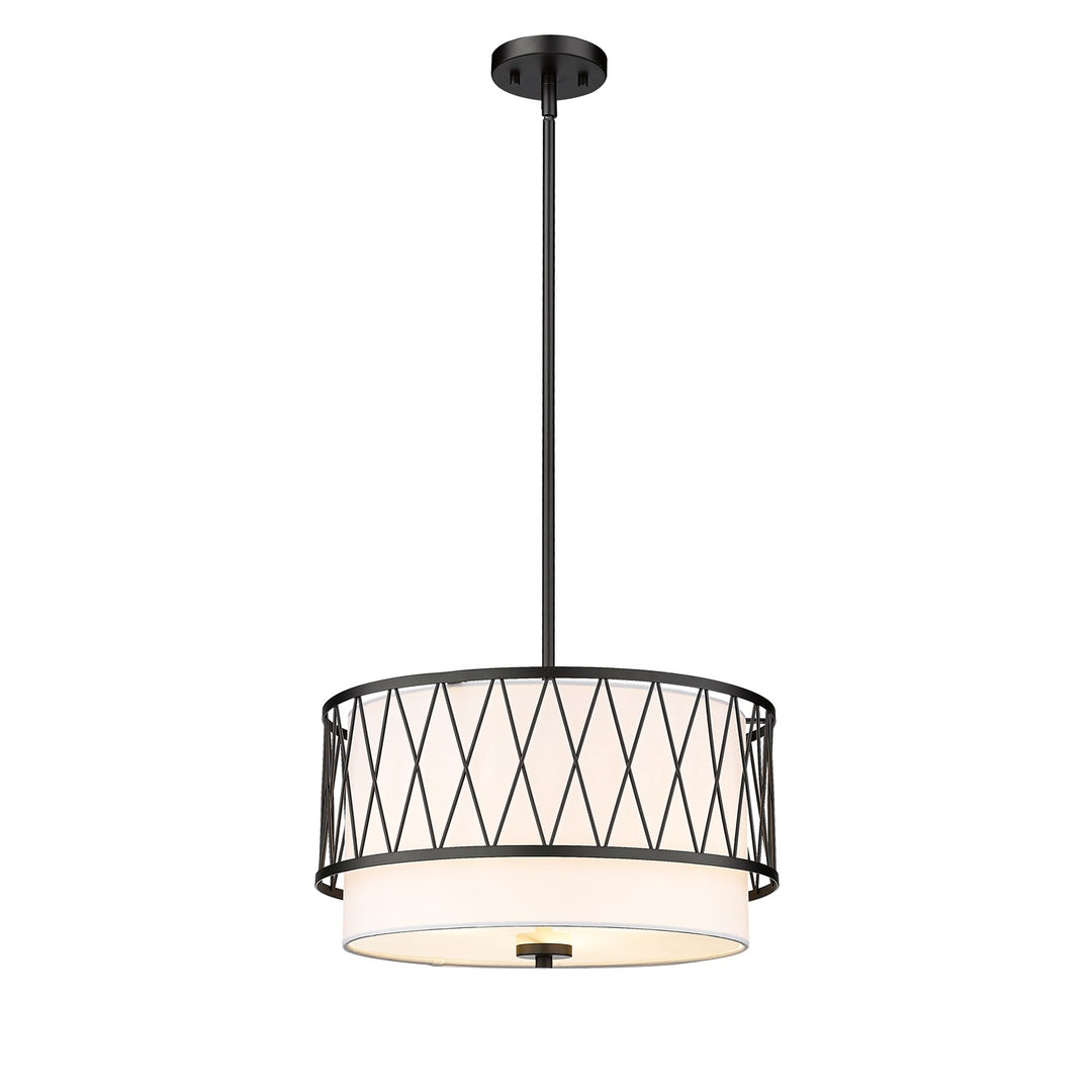 White 3 Lights Pendant by Z-Lite