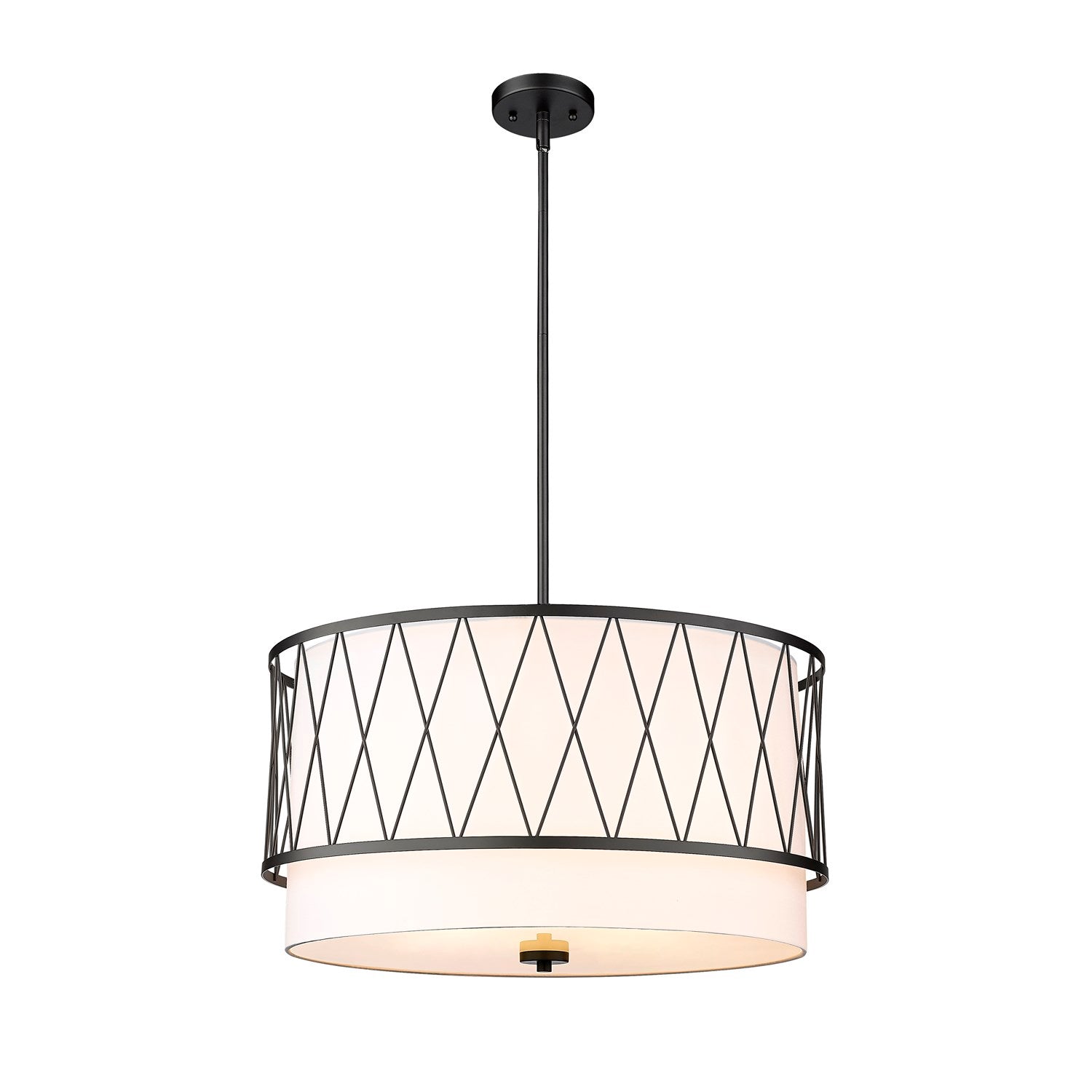 White 4 Lights Pendant by Z-Lite