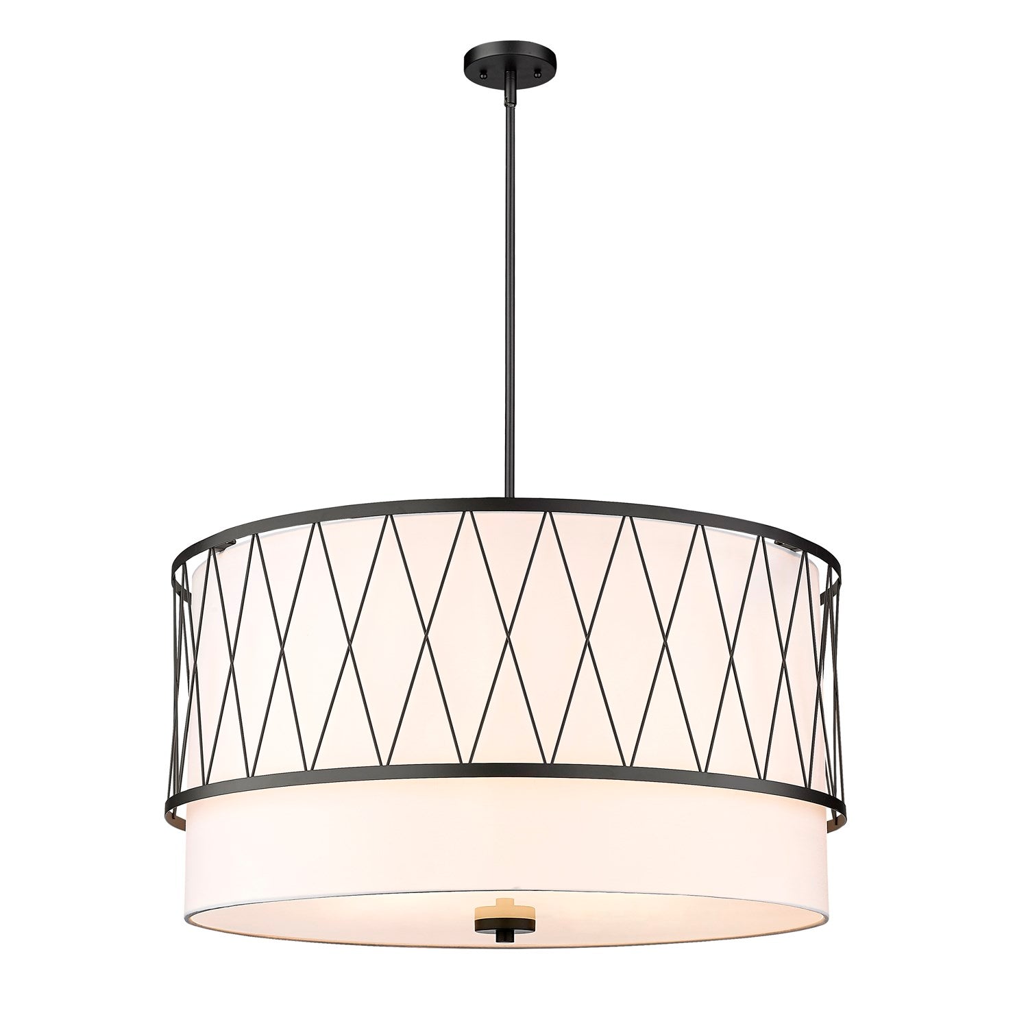 White 5 Lights Pendant by Z-Lite
