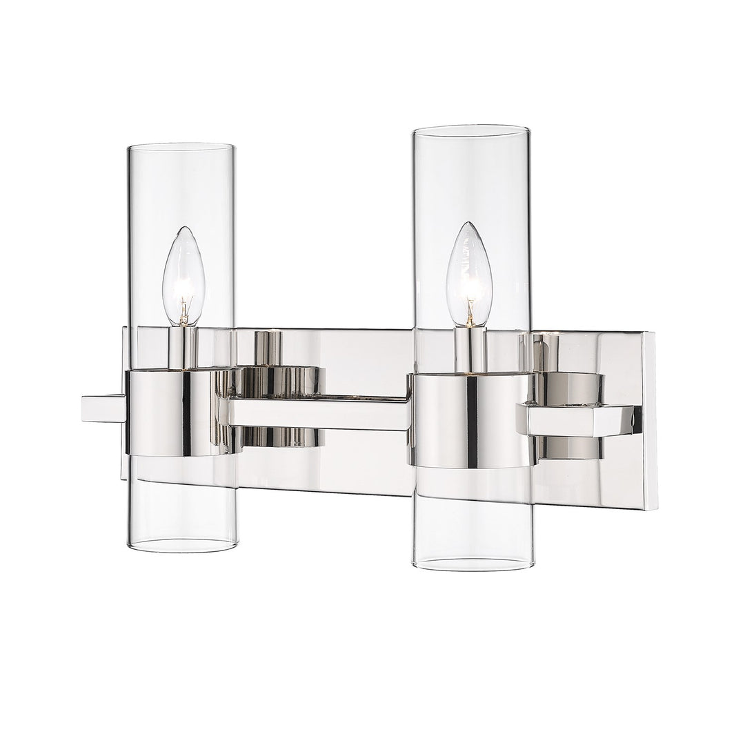 Clear 2 Lights Vanity by Z-Lite