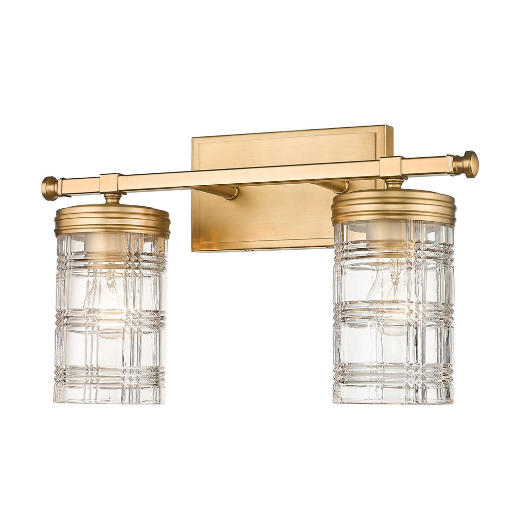 Clear 2 Lights Vanity by Z-Lite