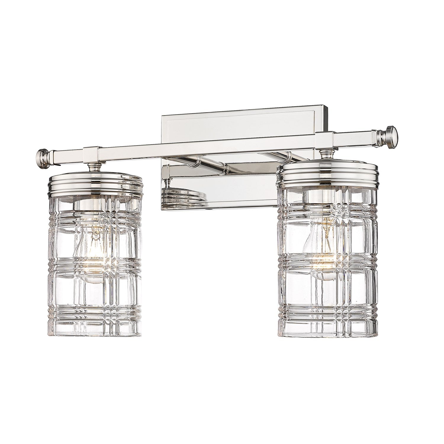 Clear 2 Lights Vanity by Z-Lite