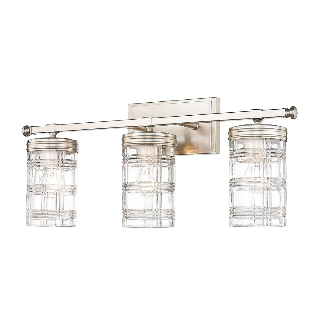 Clear 3 Lights Vanity by Z-Lite