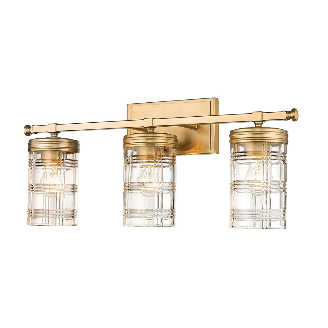 Clear 3 Lights Vanity by Z-Lite