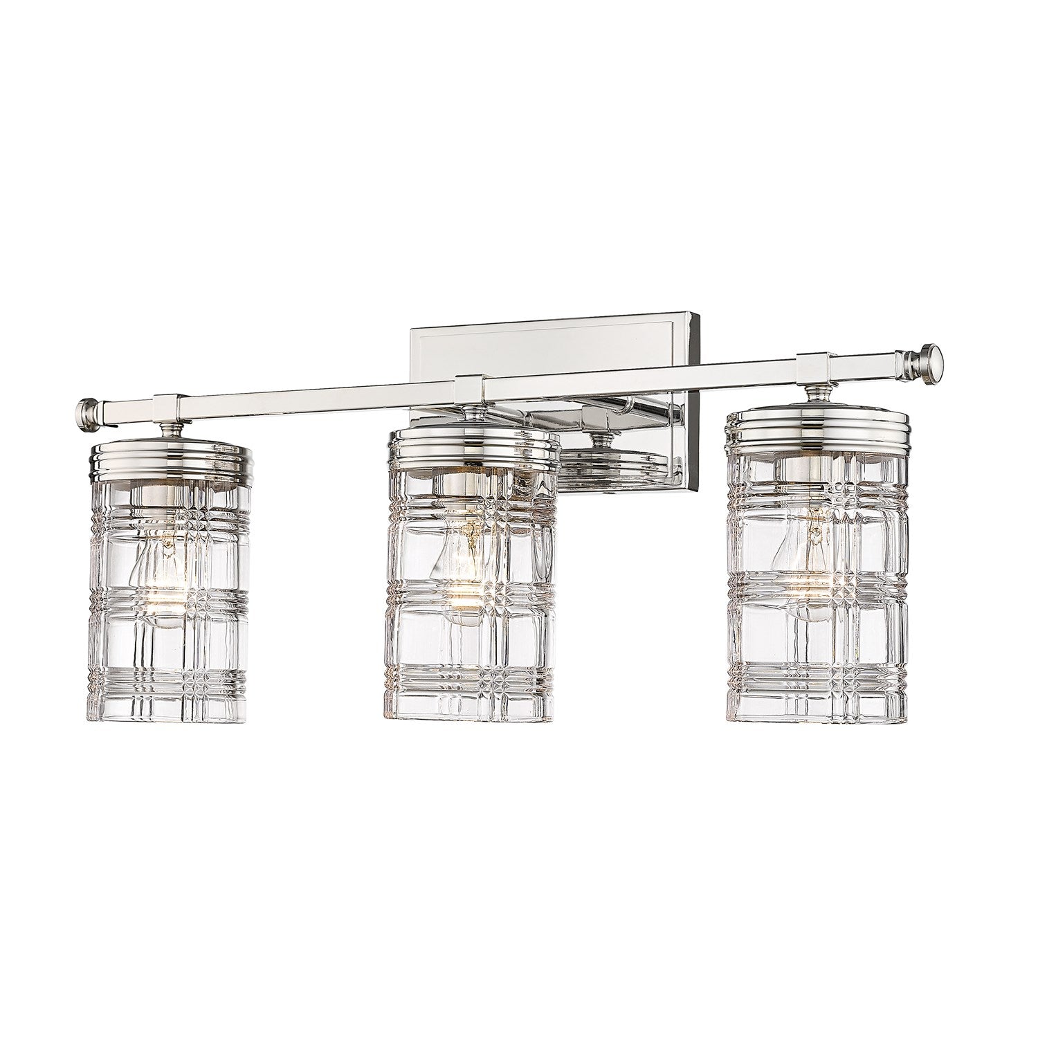 Clear 3 Lights Vanity by Z-Lite