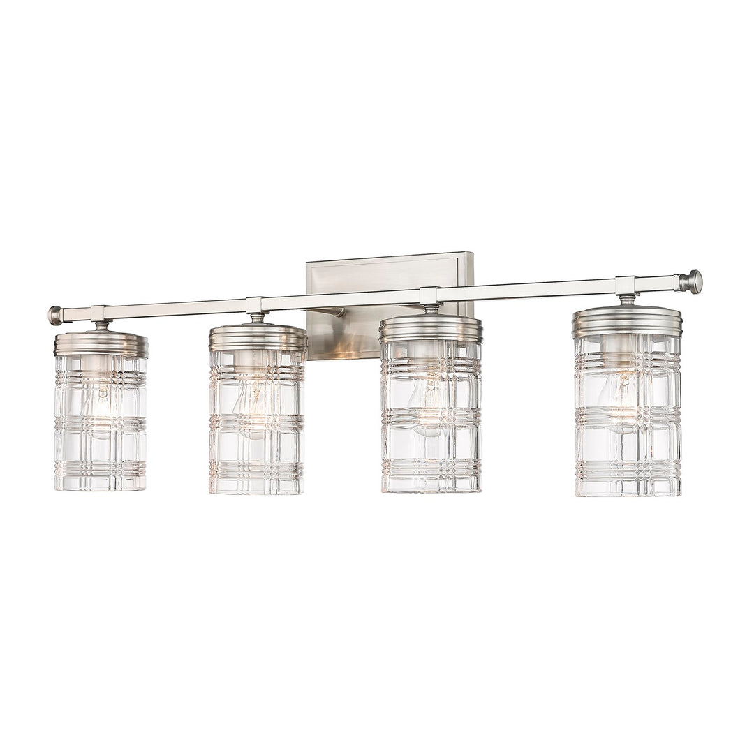 Clear 4 Lights Vanity by Z-Lite