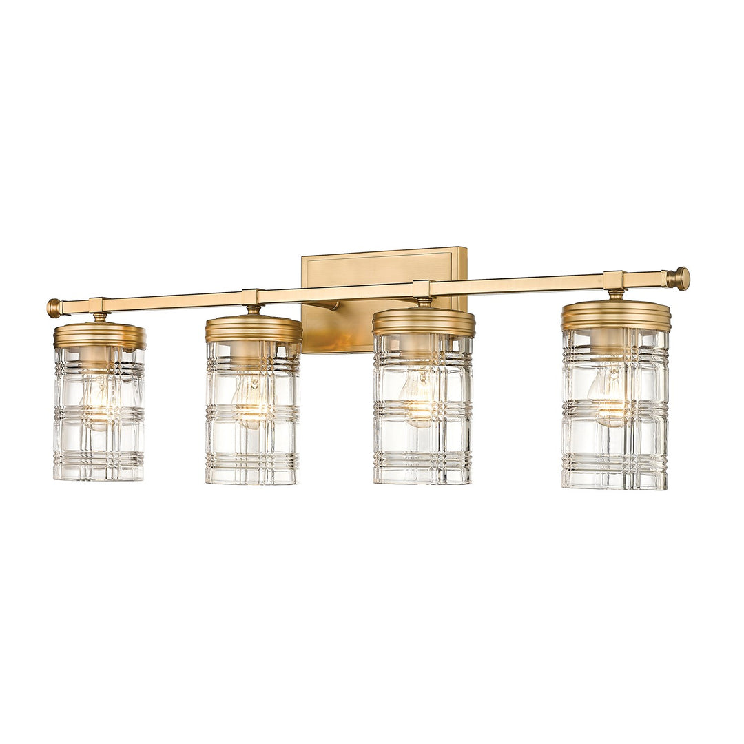 Clear 4 Lights Vanity by Z-Lite