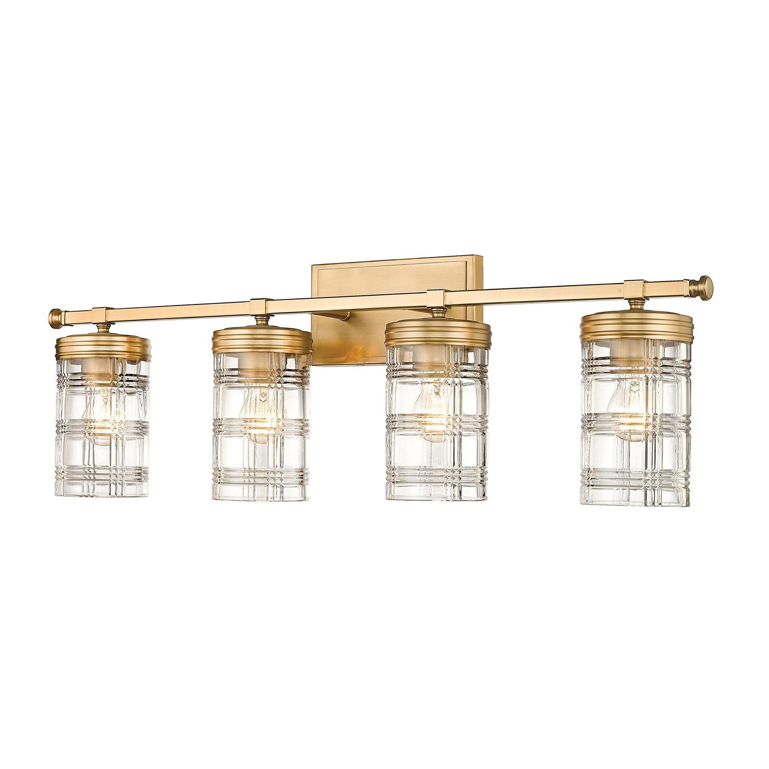 Clear 4 Lights Vanity by Z-Lite
