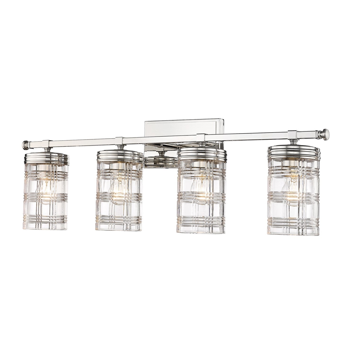 Clear 4 Lights Vanity by Z-Lite