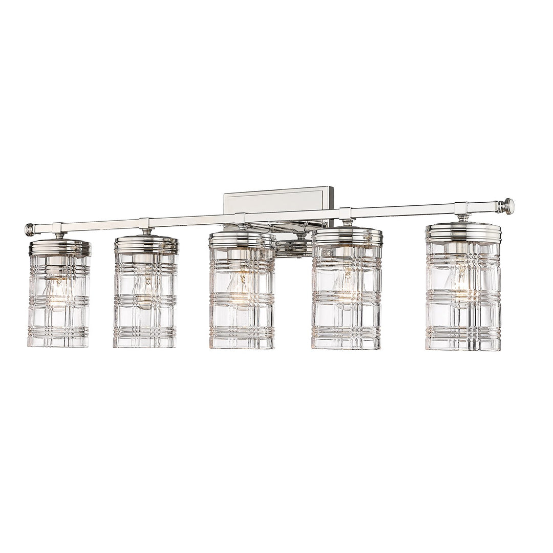 Clear 5 Lights Vanity by Z-Lite