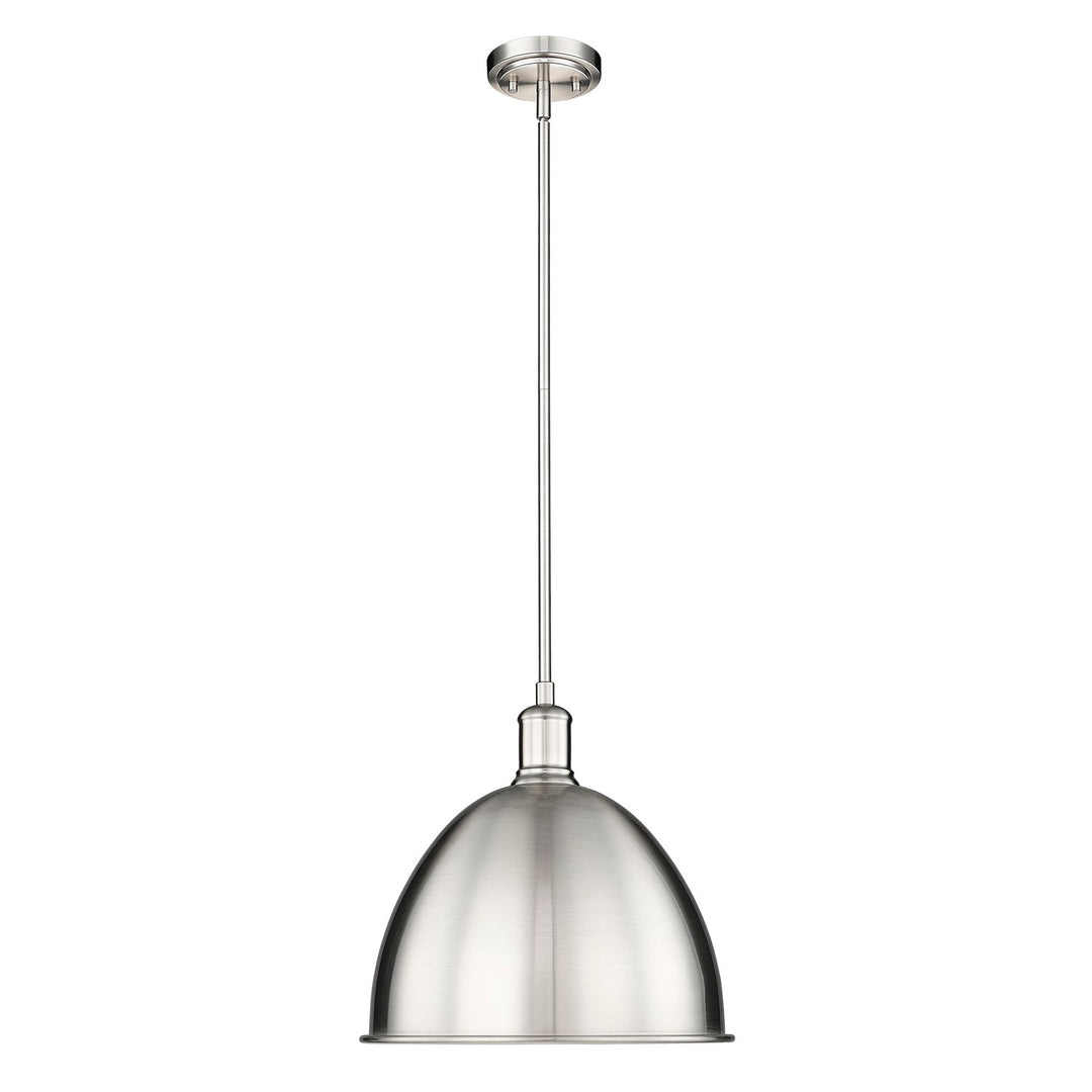 Brushed Nickel 1 Light Pendant by Z-Lite