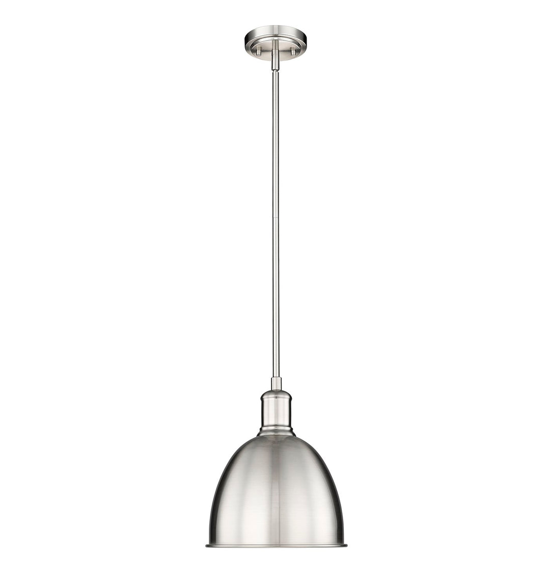 Brushed Nickel 1 Light Pendant by Z-Lite