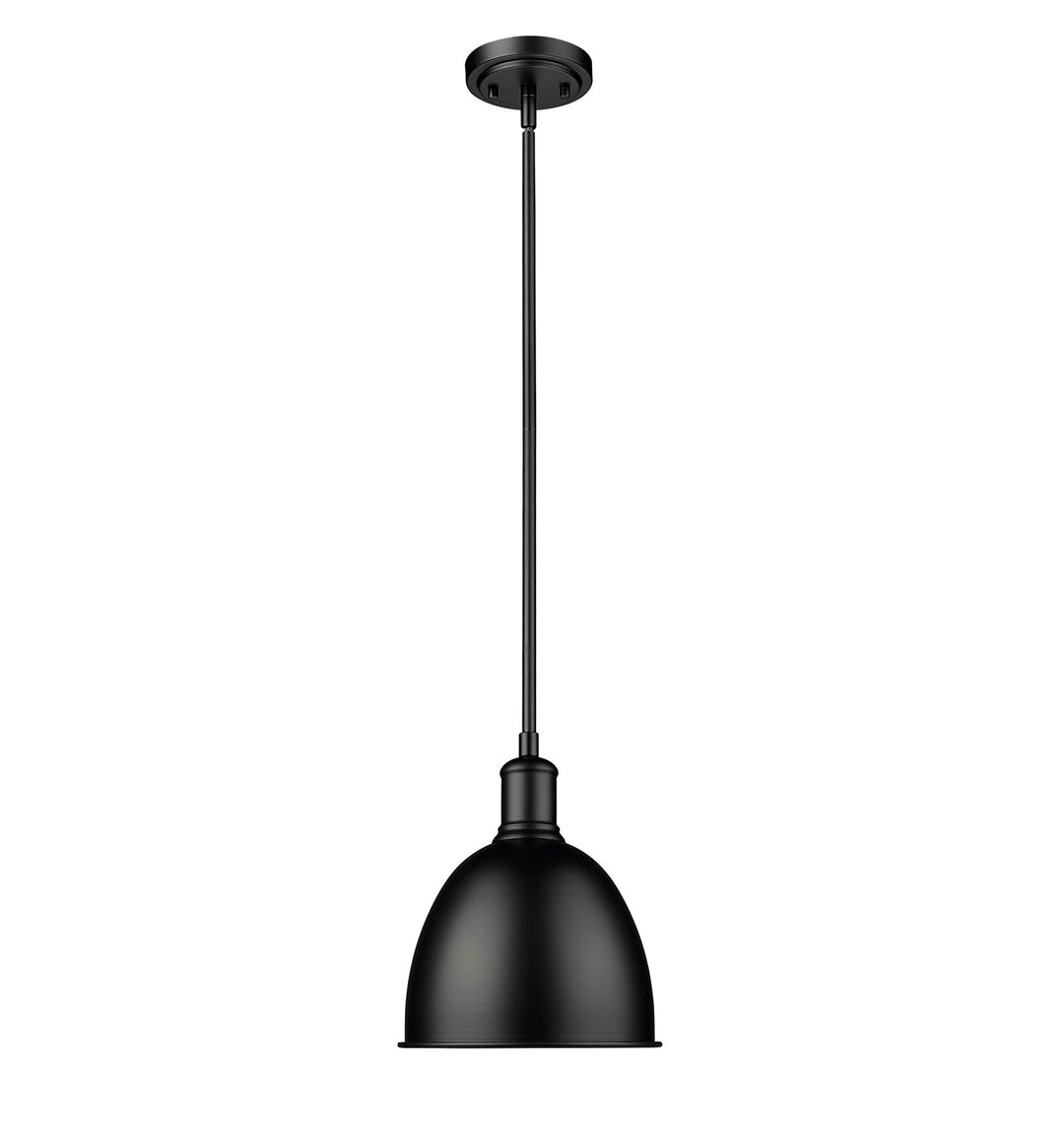 Matte Black 1 Light Pendant by Z-Lite