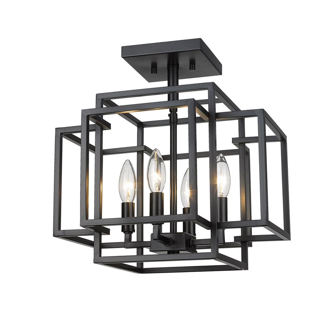 4 Lights Semi Flush Mount by Z-Lite