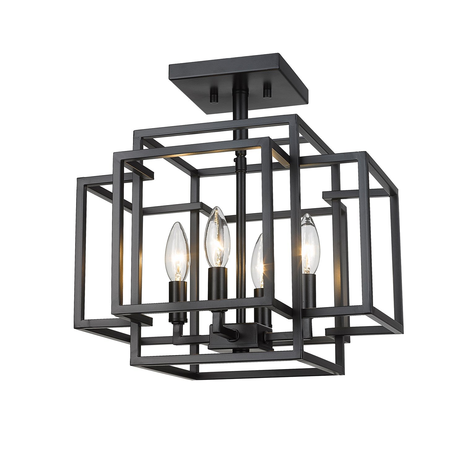 4 Lights Semi Flush Mount by Z-Lite
