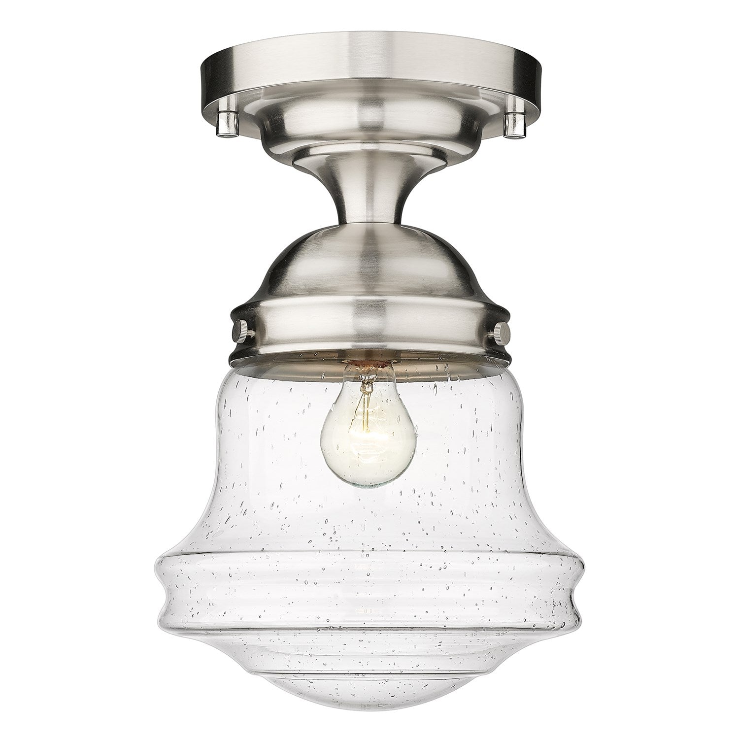 Clear Seedy 1 Light Flush Mount by Z-Lite