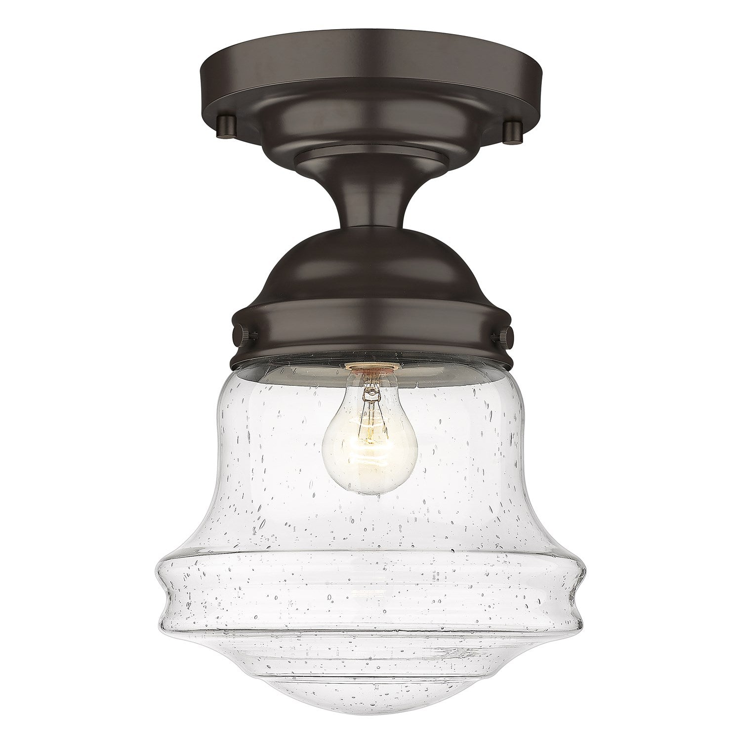 Clear Seedy 1 Light Flush Mount by Z-Lite