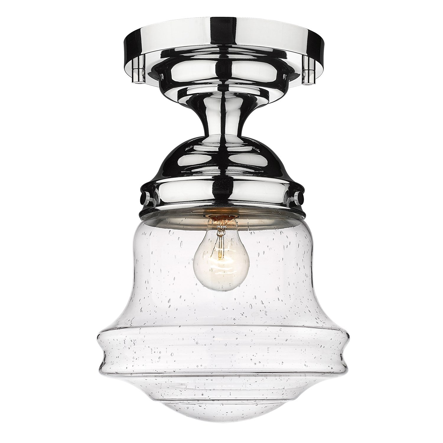 Clear Seedy 1 Light Flush Mount by Z-Lite