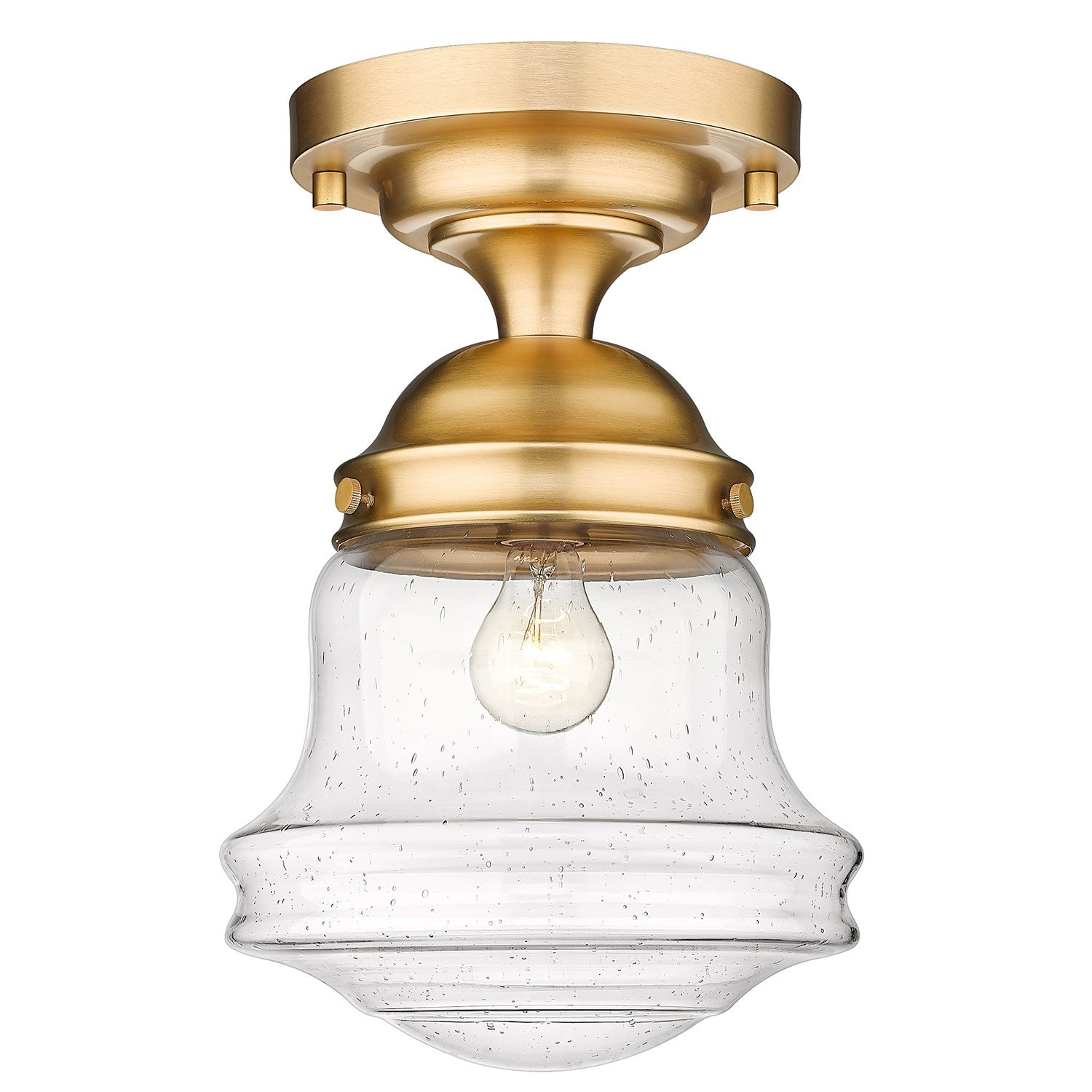 Clear Seedy 1 Light Flush Mount by Z-Lite