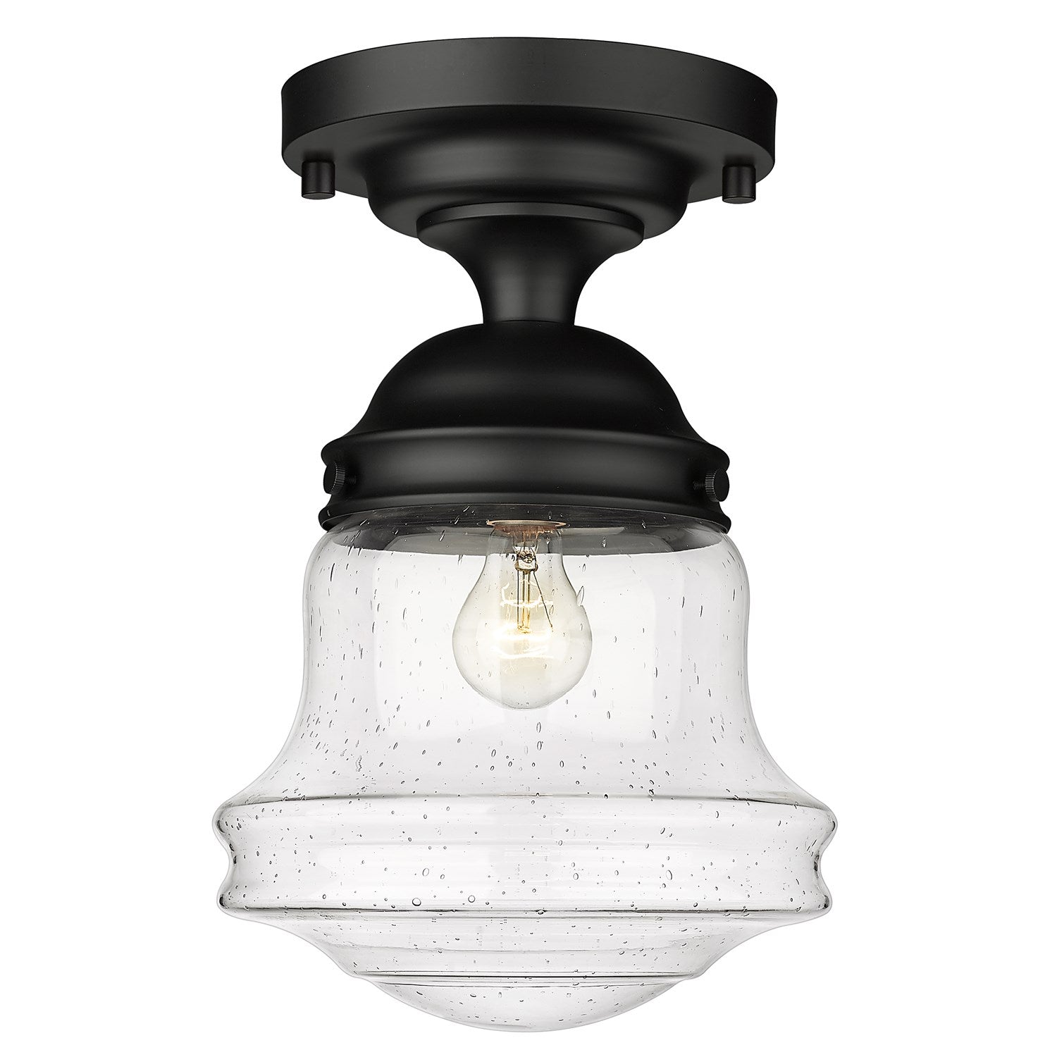 Clear Seedy 1 Light Flush Mount by Z-Lite