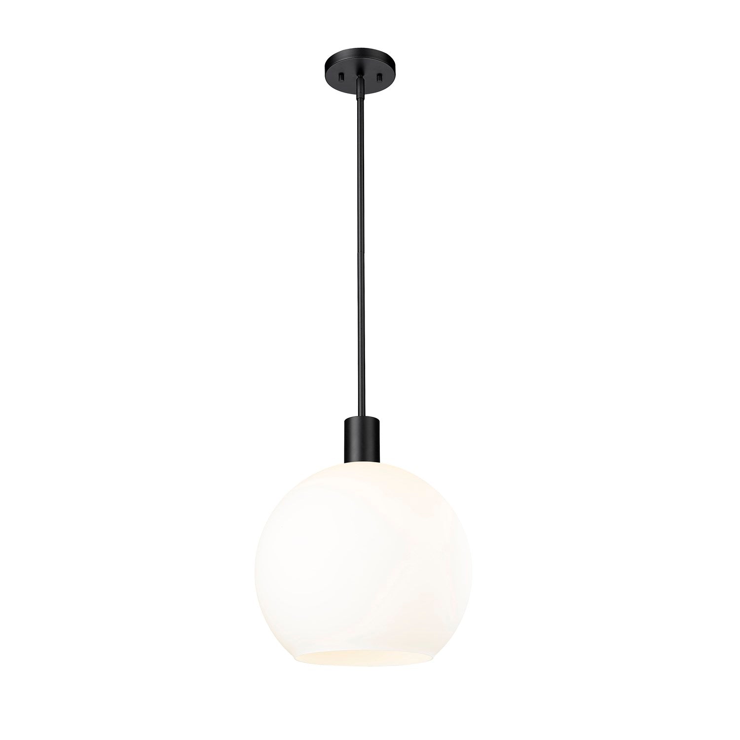 White 1 Light Pendant by Z-Lite