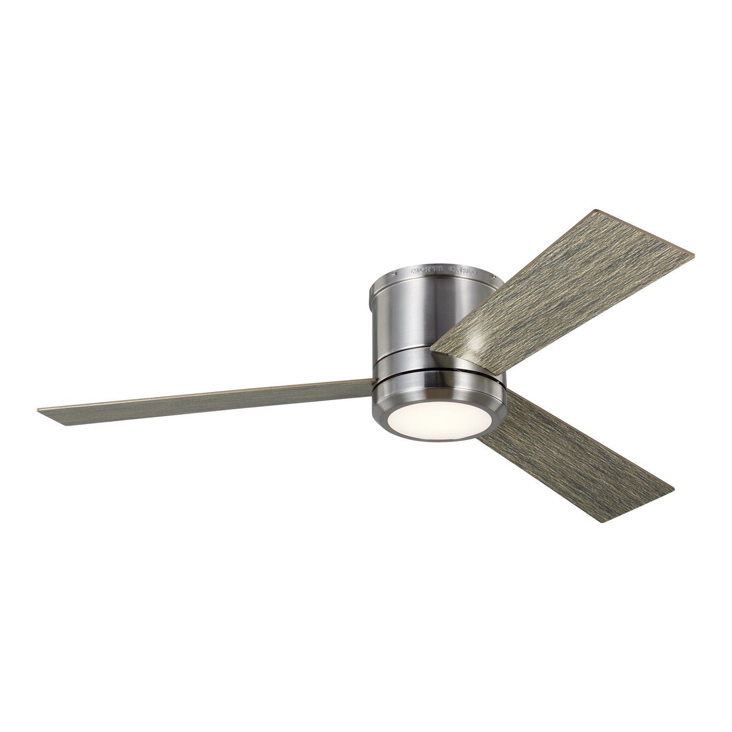 Clarity 56 Led - Brushed Steel W Lgwo Blades by VC Fan Collection