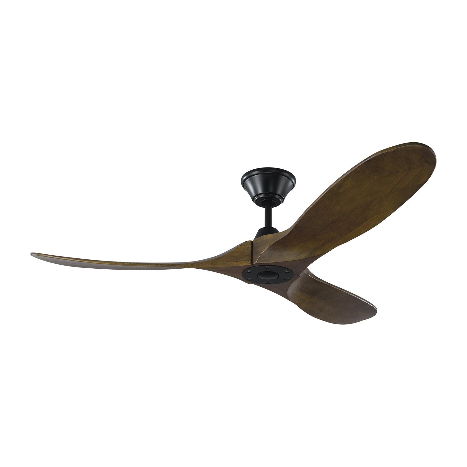 Matte Black W Dark Walnut Blades by VC Fan Collection
