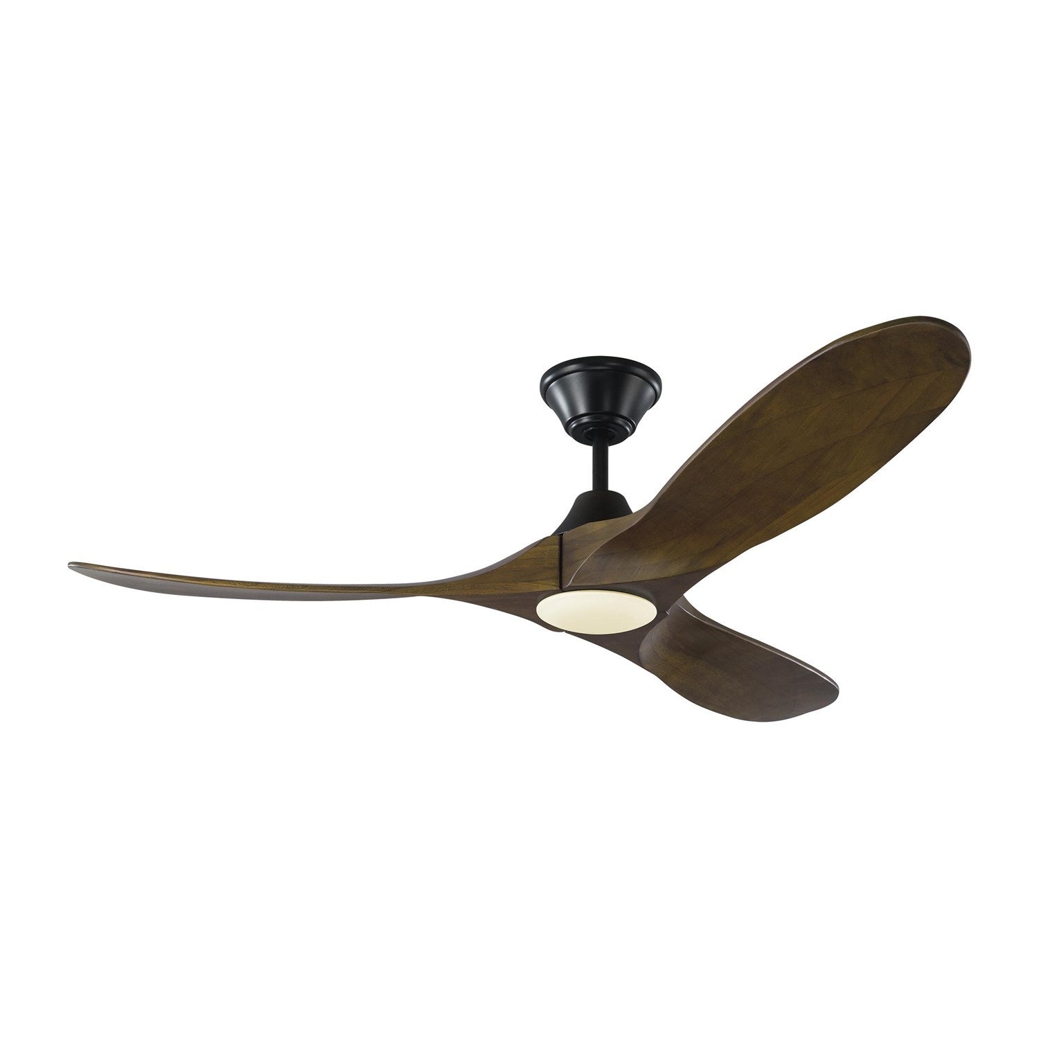 Matte Black W Dark Walnut Blades by VC Fan Collection