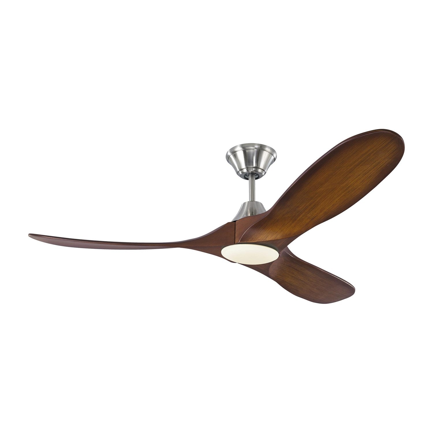 Brushed Steel W Koa Blades by VC Fan Collection