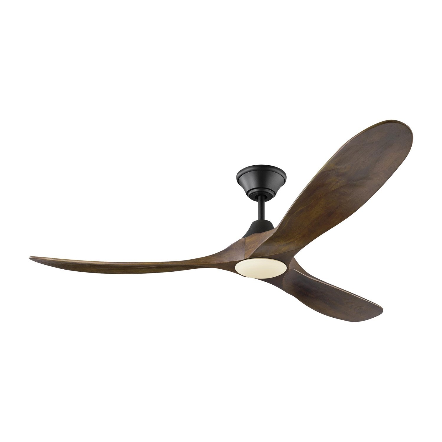 Matte Black W Dark Walnut Blades by VC Fan Collection