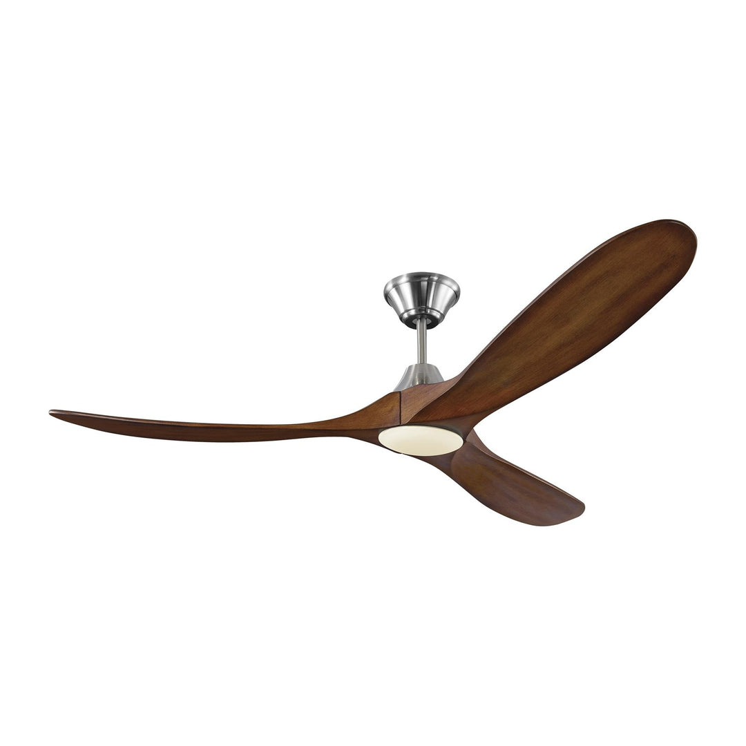 Brushed Steel W Koa Blades by VC Fan Collection