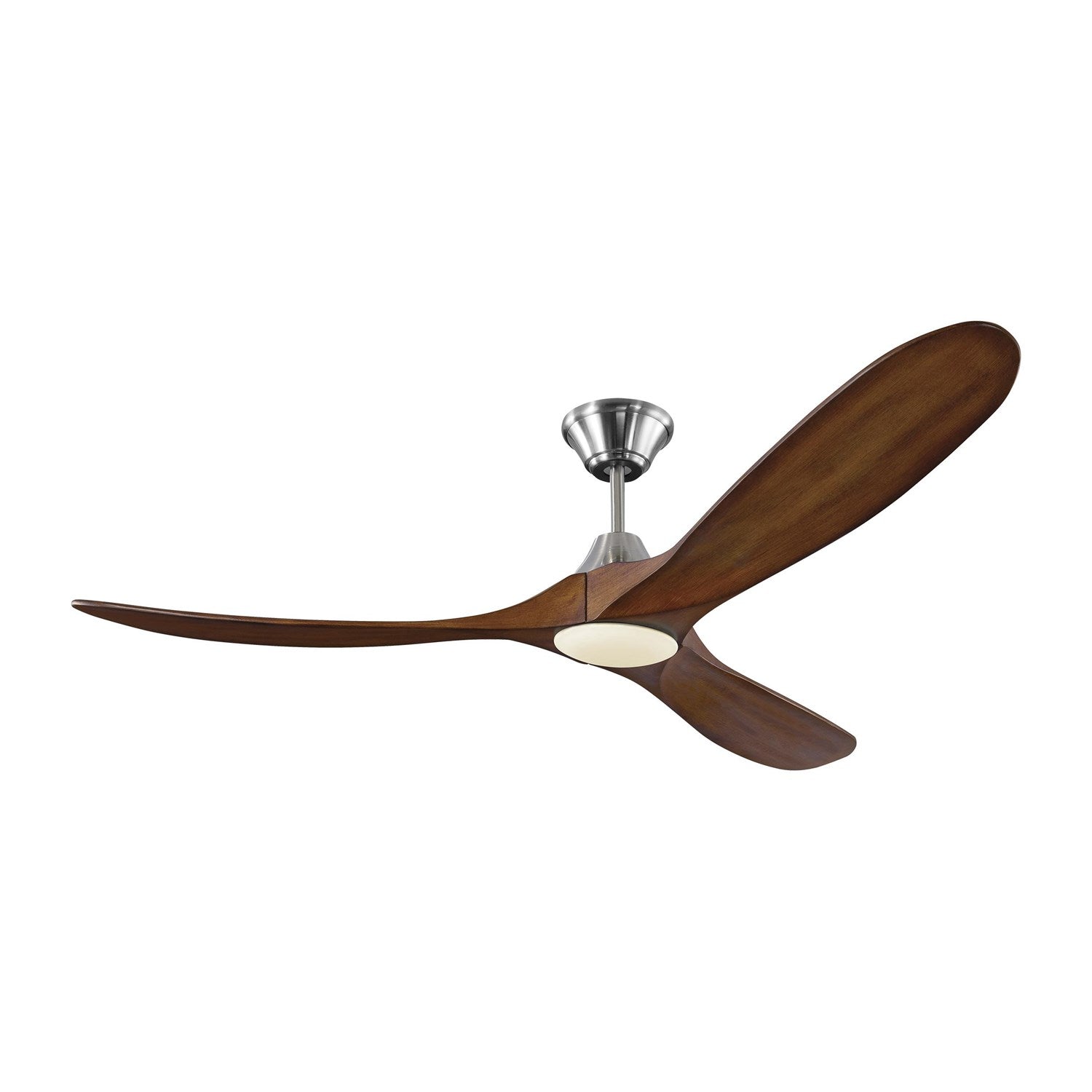 Brushed Steel W Koa Blades by VC Fan Collection