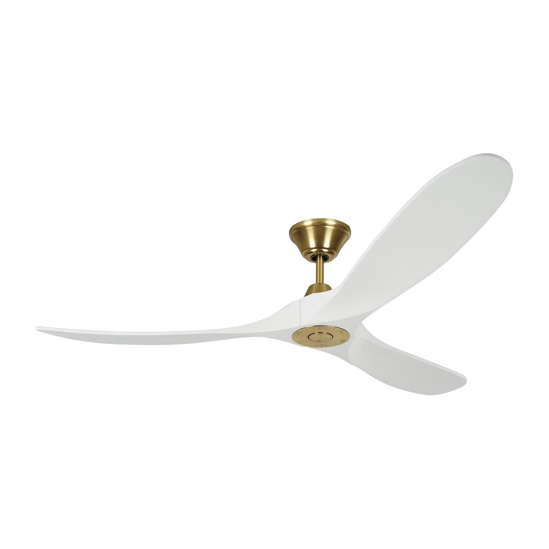 Matte White W Burnished Brass by VC Fan Collection