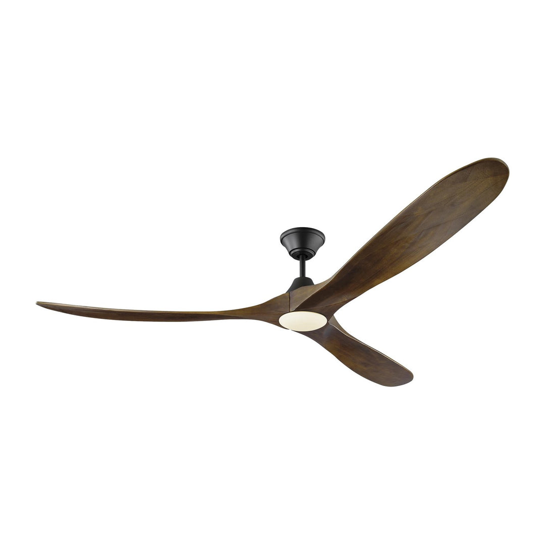 Matte Black W Dark Walnut Blades by VC Fan Collection