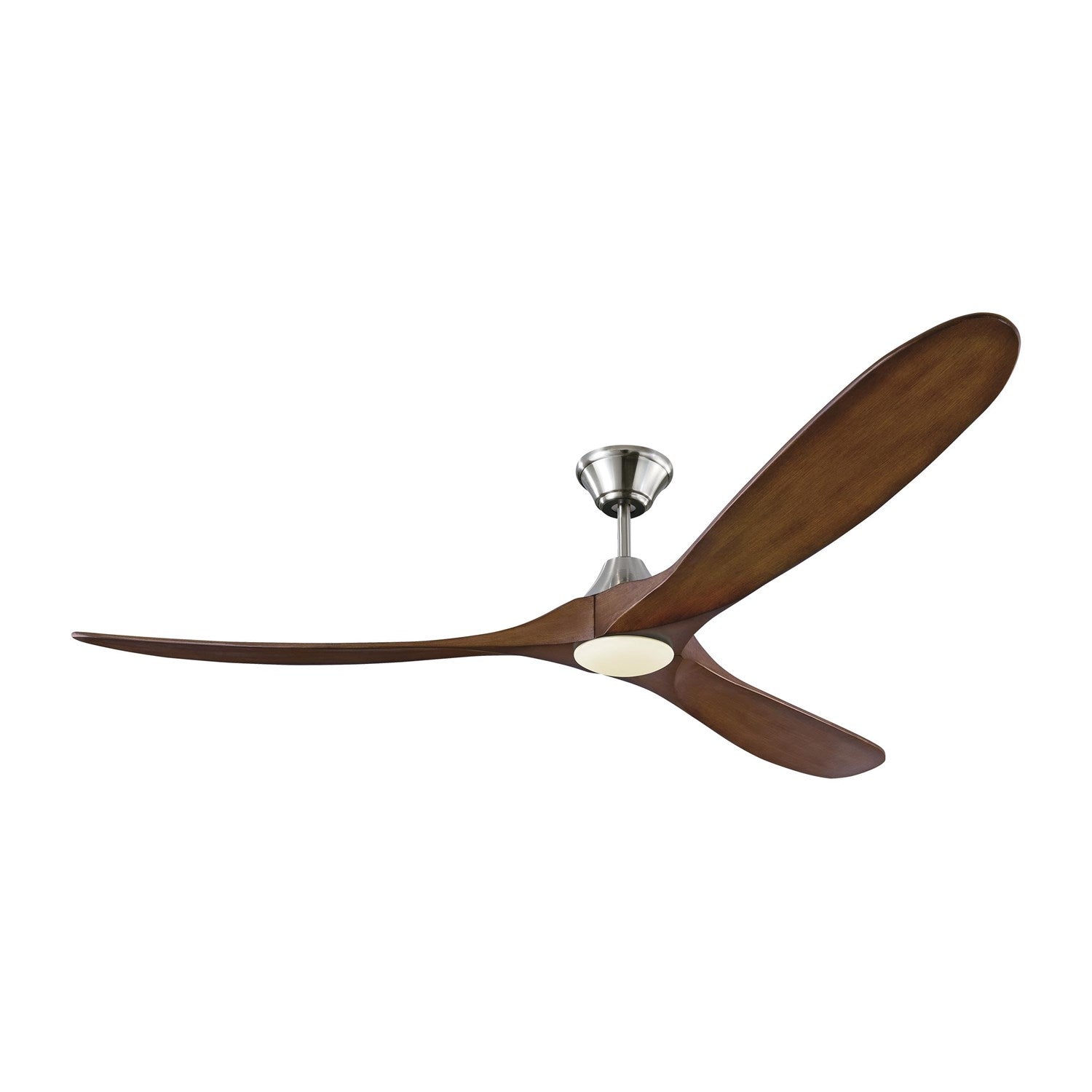 Brushed Steel W Koa Blades by VC Fan Collection