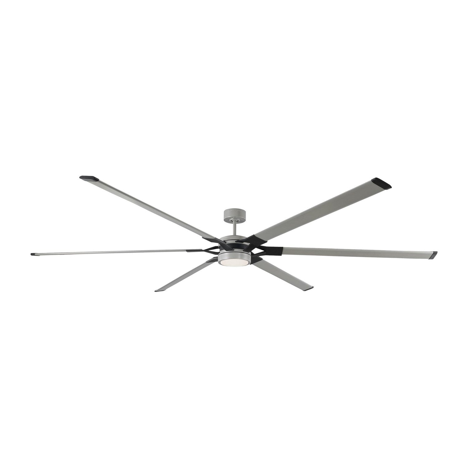 Painted Brushed Steel W Midnight Black by VC Fan Collection
