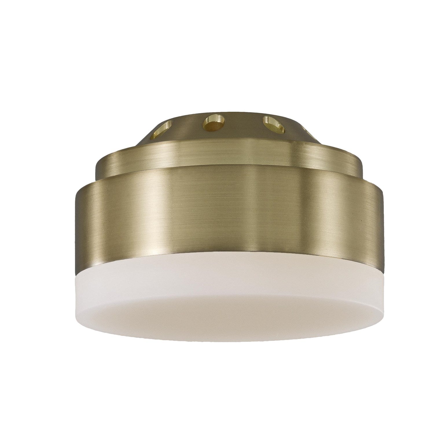 Aspen Led Light Kit Burnished Brass by VC Fan Collection