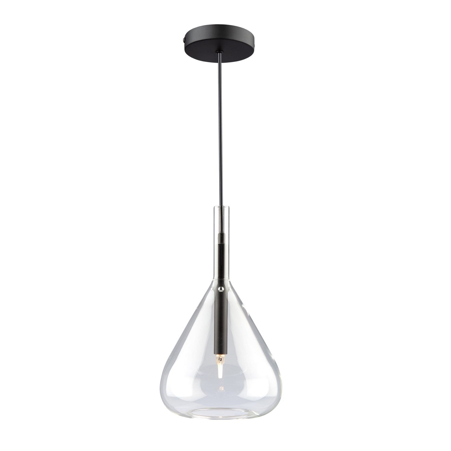 1 Light Pendant Black by Artcraft