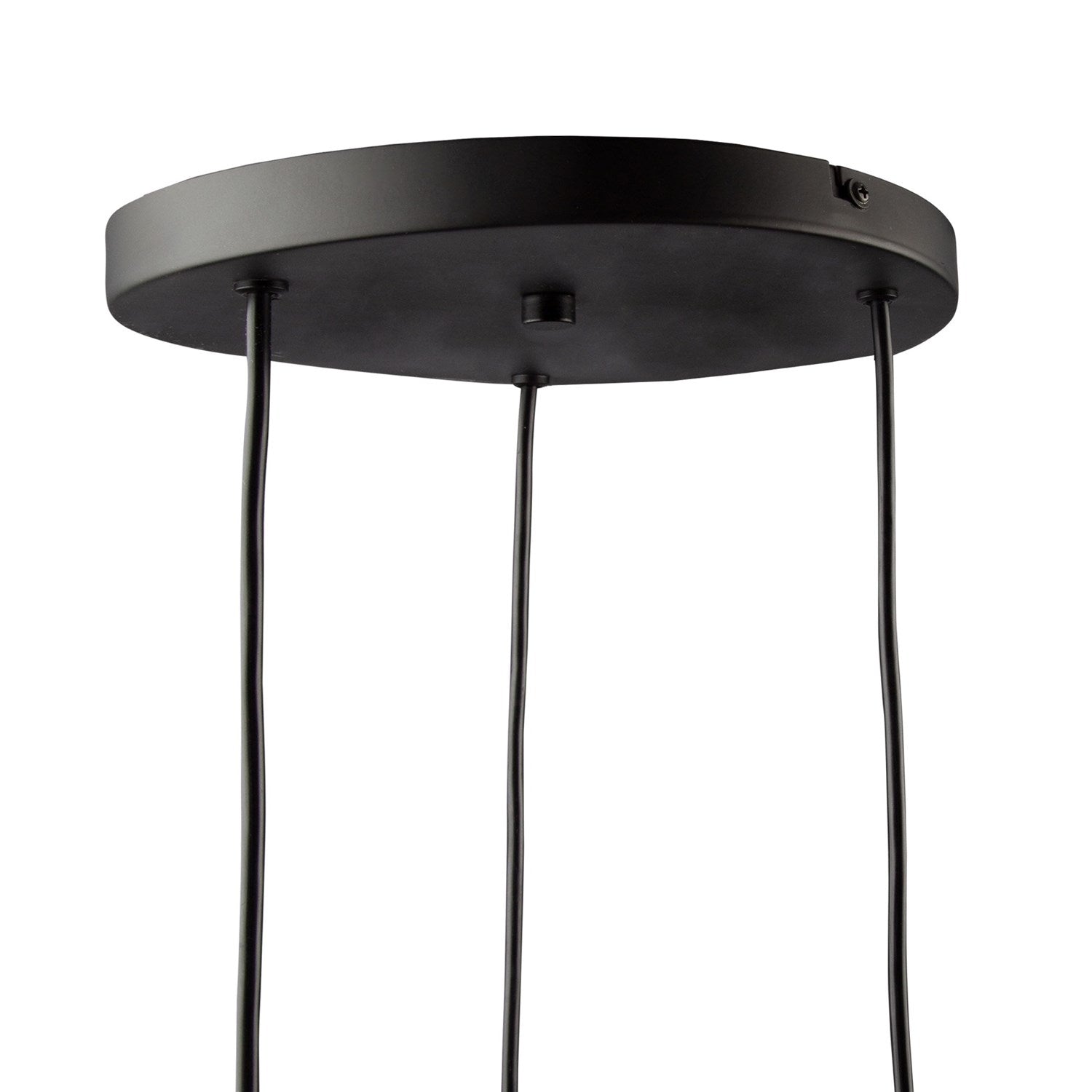 3 Light Pendant Black